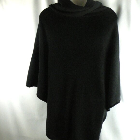 100% Cashmere JOIE "Celia" sweater poncho cape sweater L - Picture 5 of 7